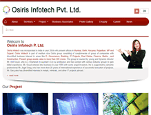 Tablet Screenshot of osirisinfotech.com
